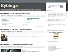 Tablet Screenshot of cyblog.fr